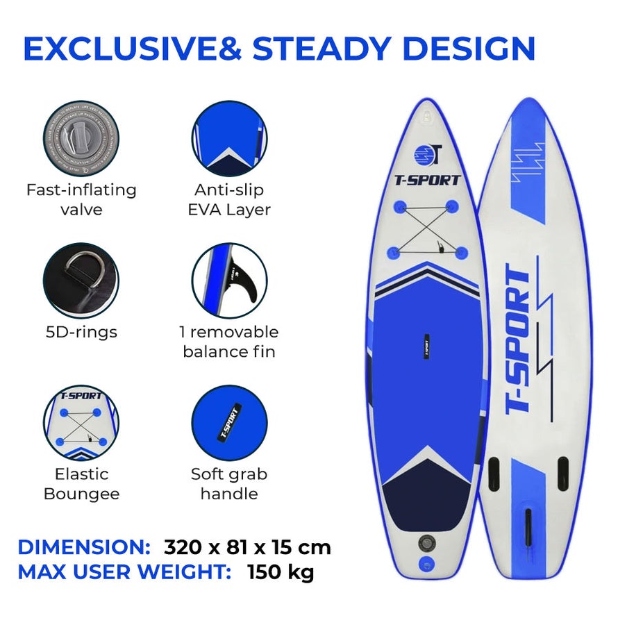 T-Sport Paddle Boards blue
